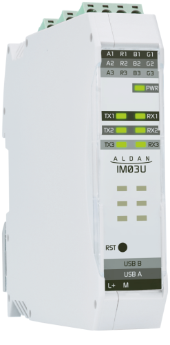 ALDAN A1-M-IM03-10A0A Интерфейсный модуль IM03U USB-RS485 3xRS485 с Г/И + 1xUSBh + 1xUSBd